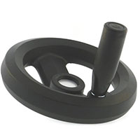 2 Spoke Nylon Handwheels with Revolving Handle 2 Spoke Nylon Handwheels with Revolving Handle