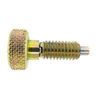 Knurled Knob Non-Locking Nose Retractable Plungers without Nylon Patch Knurled Knob Non-Locking Nose Retractable Plungers without Nylon Patch