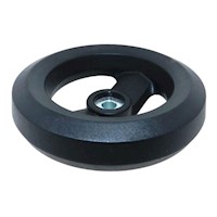 2 Spoke Nylon Handwheels with No Revolving Handle 2 Spoke Nylon Handwheels with No Revolving Handle