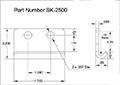 <!-SK-2500 Latch Strikes Line Drawing->