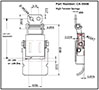 <!-CA-3508 Draw Latches with Compression Springs Line Drawing->