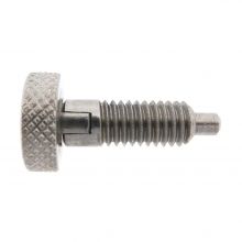 Knurled Knob Indexing Plunger - Locking Nose without Nylon Patch