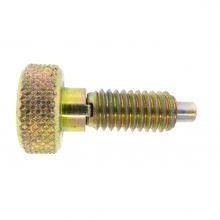 Knurled Knob Indexing Plunger - Non Locking Nose without Nylon Patch