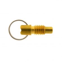 Stubby Pull Ring Indexing Plunger - Locking Nose without Nylon Patch