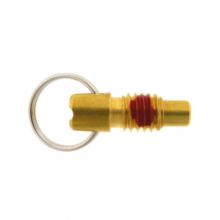 Stubby Pull Ring Indexing Plunger - Locking Nose with Nylon Patch