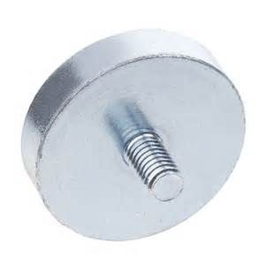 Neodymium Cup Magnet With Male Threaded Stud