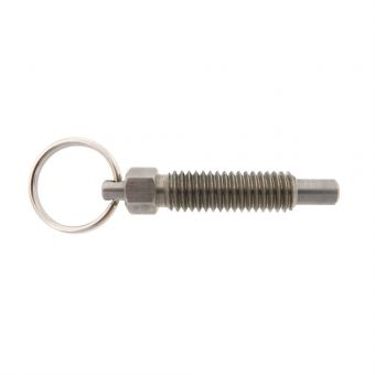 Standard Pull Ring Indexing Plunger - Non Locking Nose without Nylon Patch