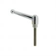 Zinc Ball Style Adjustable Clamping Lever - Chrome Finish 