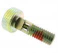 Knurled Knob Indexing Plunger - Locking Nose with Nylon Patch